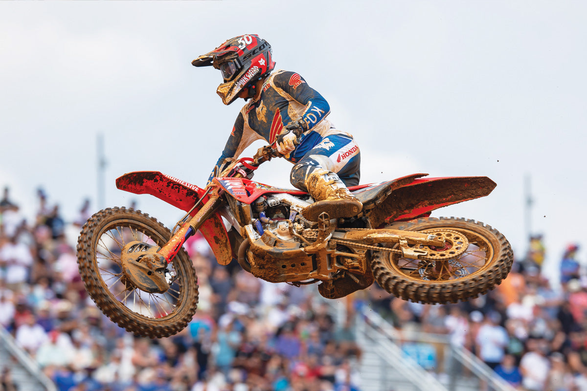 Shimoda Battles Back for Third at Weather-Shortened SMX Opener
