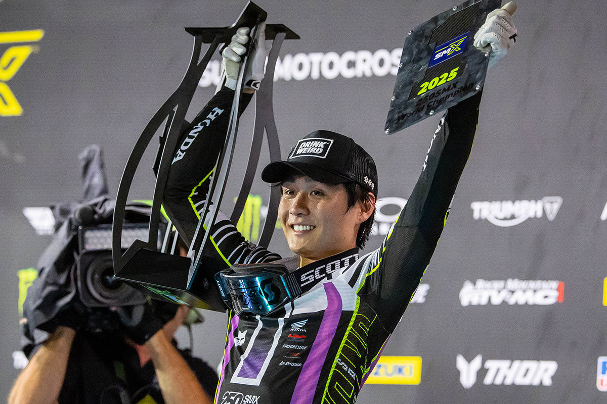 Jo Shimoda Crowned 2025 SMX 250 Champion in Las Vegas